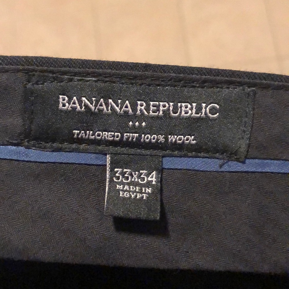 Banana republic men’s black dress pants